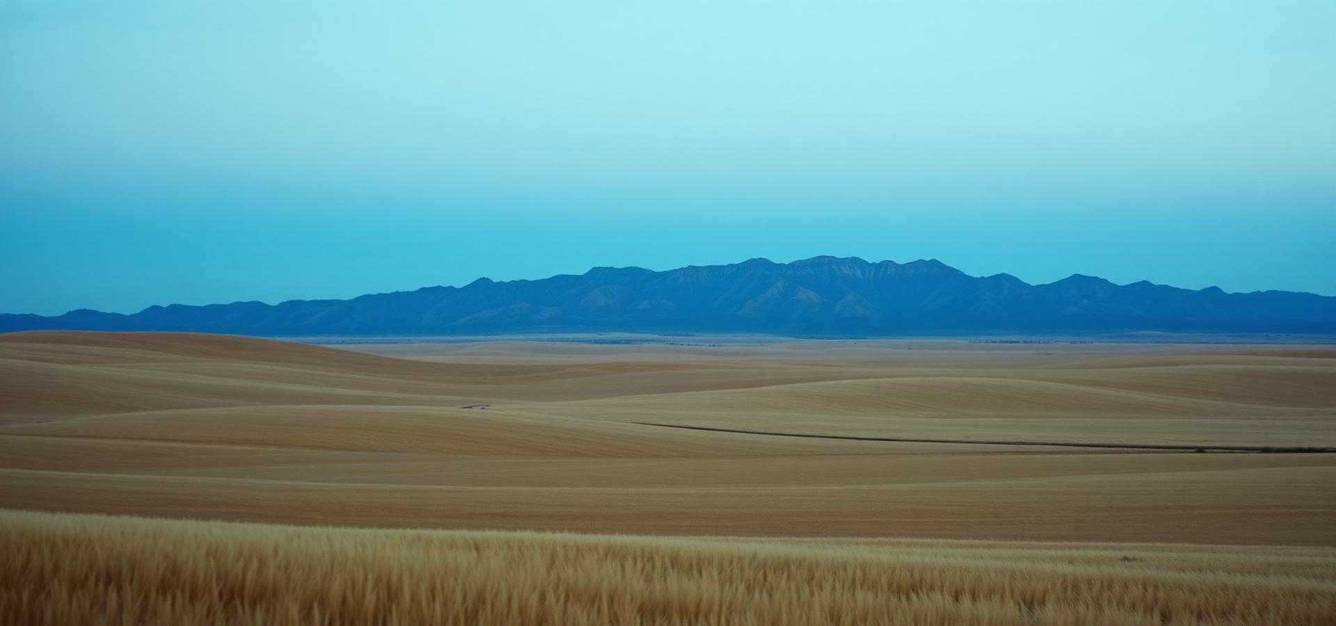 Colorado plains meeting the Front Range at dusk